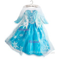 Girls' Frozen Costumes Elsa Anna Cosplay Fancy Dress